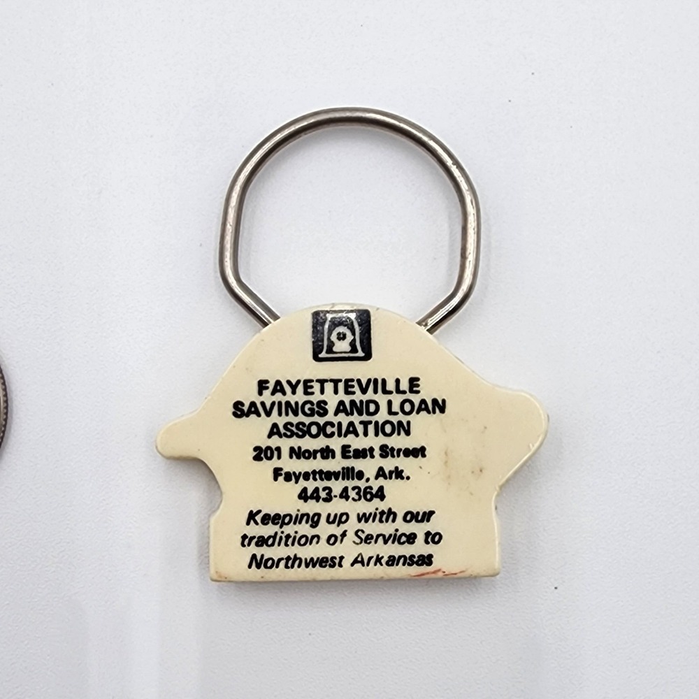 Vintage Lot Of 3 Arkansas Razorbacks Football Keychains‎ 1 Springdale Bulldogs - Picture 3 of 9